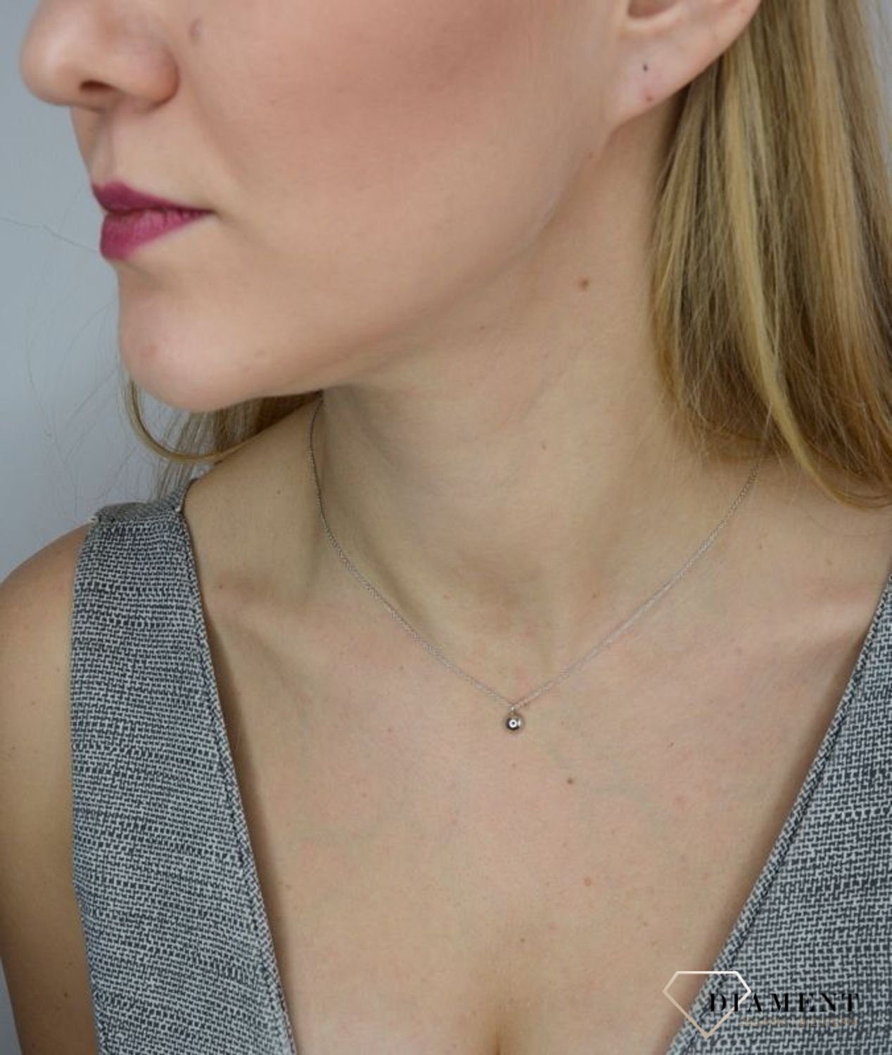 Naszyjnik srebrny półkulka Dall'Acqua C RM 21009.jpg